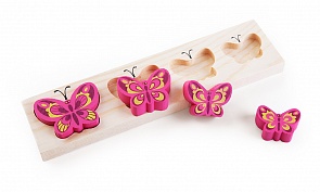 Доска-вкладыш - Бабочка - Больше-меньше (Томик, 571 ТОМИКsim)